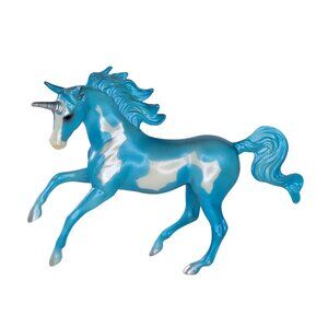 Breyer Stablemate Unicorn Horse Windswept #880081 Magnolia Blue Overo
